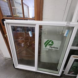 Vinyl White Sliding Window 47 1/2" X 47 1/2"