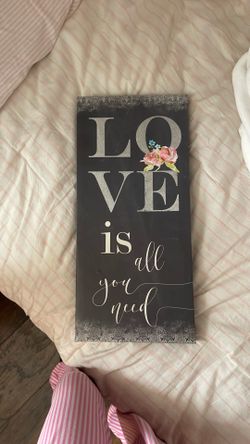 Love is all you need sign