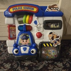 PlayGo Toys Act & Sound Out Police Station Musical Learning Tool Cops & Robbers, Kids Toddlers
