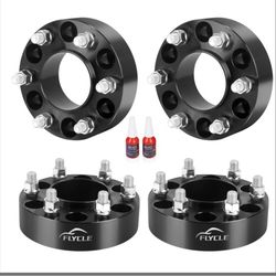 6x5.5 Hubcentric Wheel Spacers for 1999-2026 Silverado Sierra 1500, 1.5 inch 6 Lug 6x139.7mm