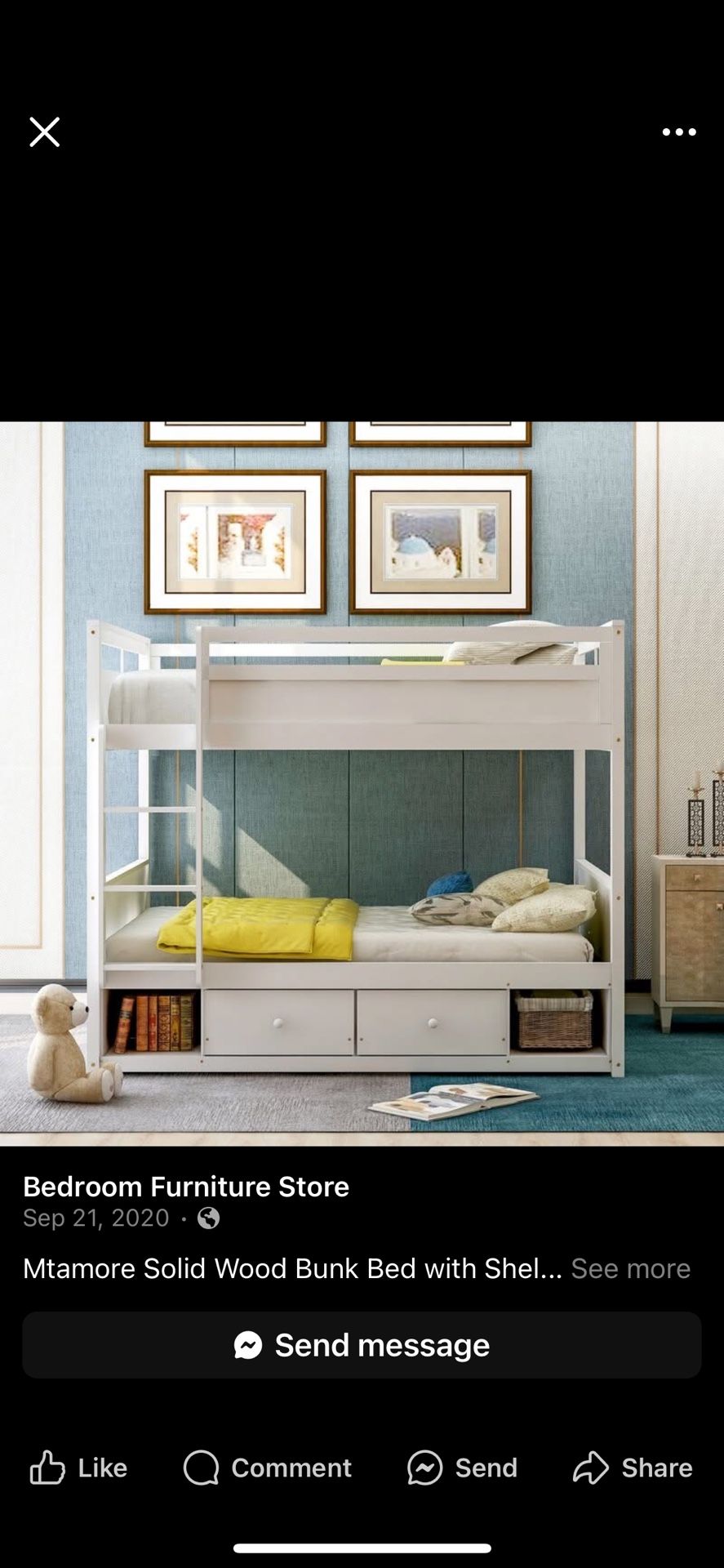 Mtamore Solid Wood Standard Bunk Bed