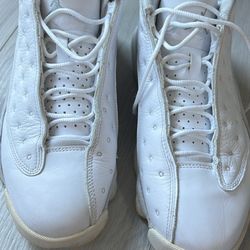 Nike Air Jordan White/Gray Size 9