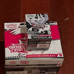 White flare ETB & Booster Bundle