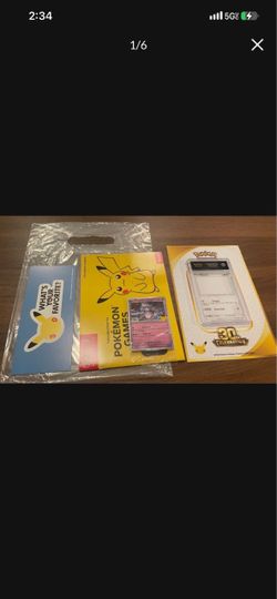 Pokemon 30th Celebration Goodie Bag
