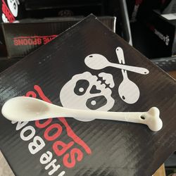 Ceramic Bone Spoons Halloween 
