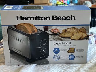New Hamilton Beach Expert-Toast 2-Slice Toaster – Long 6.5” Slots