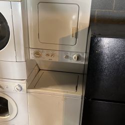 Stackable Kenmore electric washer and dryer