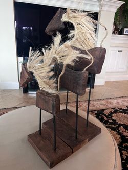 Hand Crafted Horse Sculpture