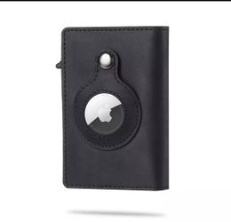 2024 Airtag Wallet Men Carbon Fiber Fashion ID Credit Card Holder Rfid Slim Airtag Slide Wallet Designer Cardholder