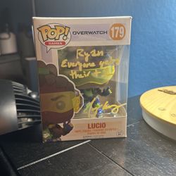 Jonny Cruz SIGNED Lucio Overwatch Funko Pop 