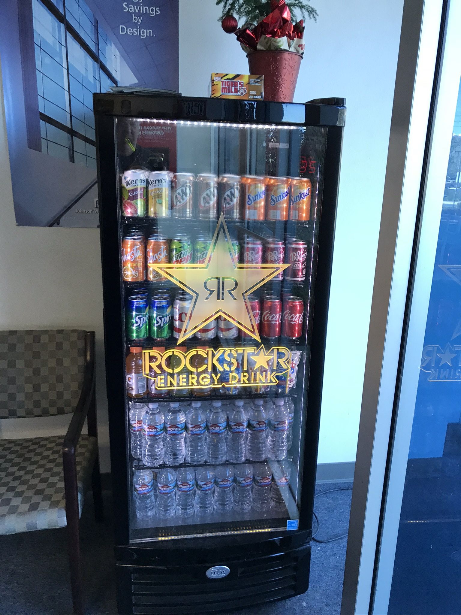 Rockstar Beverage Cooler Refrigerator