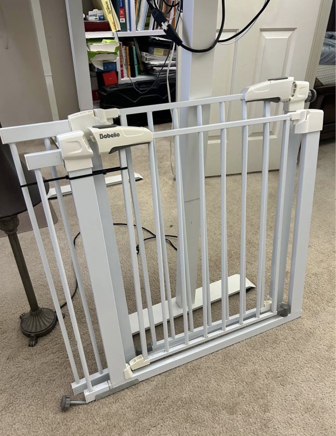 Babelio Baby Gate for Doorways and Stairs, 26''-40'' Auto Close Dog/Puppy Gate
