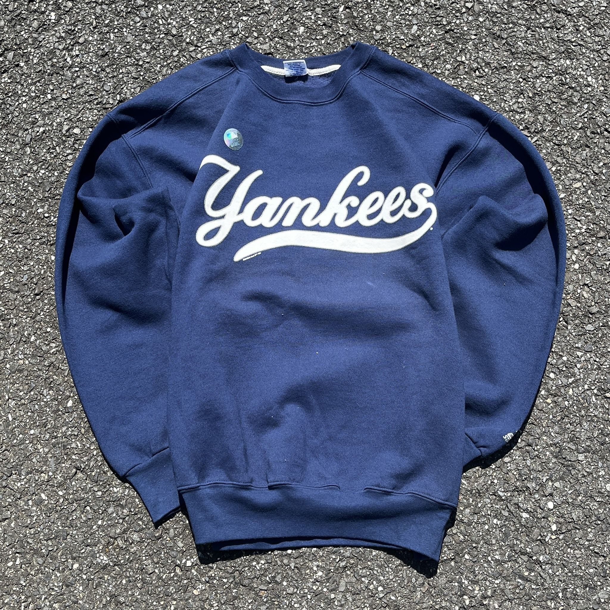 1995 Starter NY Yankees Graphic Pullover Crewneck Sweatshirt