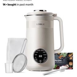 8 in 1 Nut Milk Maker Blender, 32oz Homemade Soy, Almond, Oat, Coconut, Plant Based and Non Dairy Be