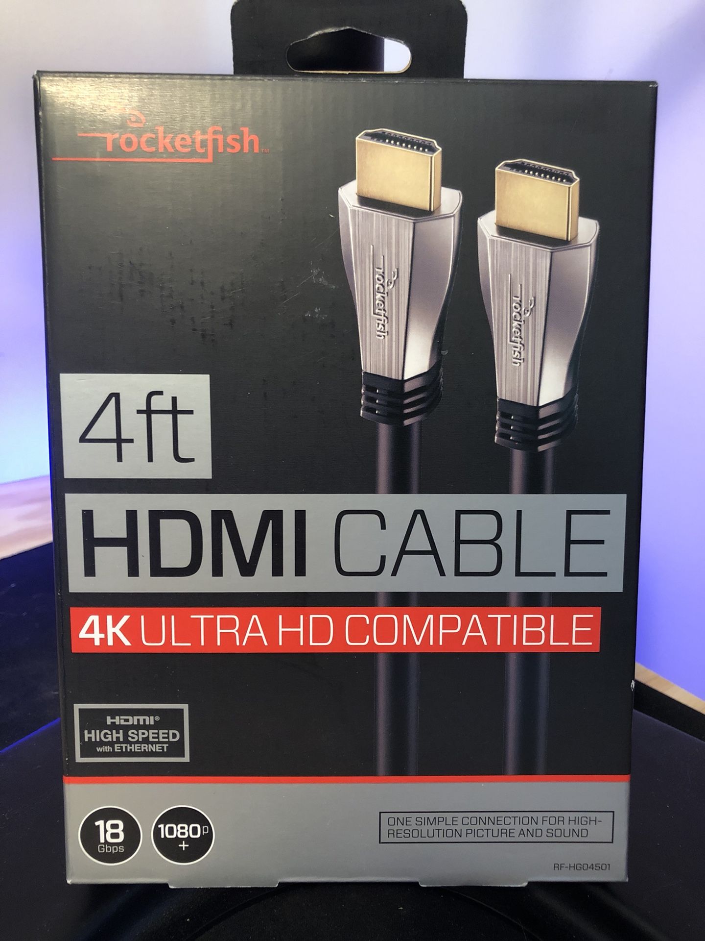 Rocketfish 4ft 4k HDMI Cable