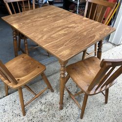 Small dining table wood for chair