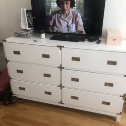 Wayfair White and Gold Dresser