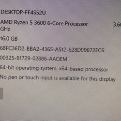 Cyber Power Gaming Pc .