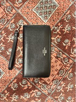 Coach Long Zip Around Wallet