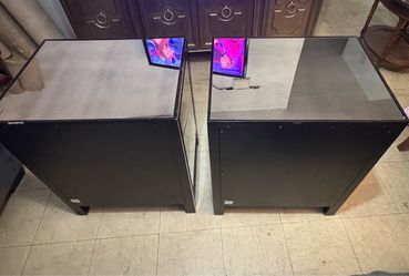 Mirrored Nightstands – Set of 2