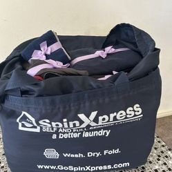 SpinXpress Black Laundry Bag