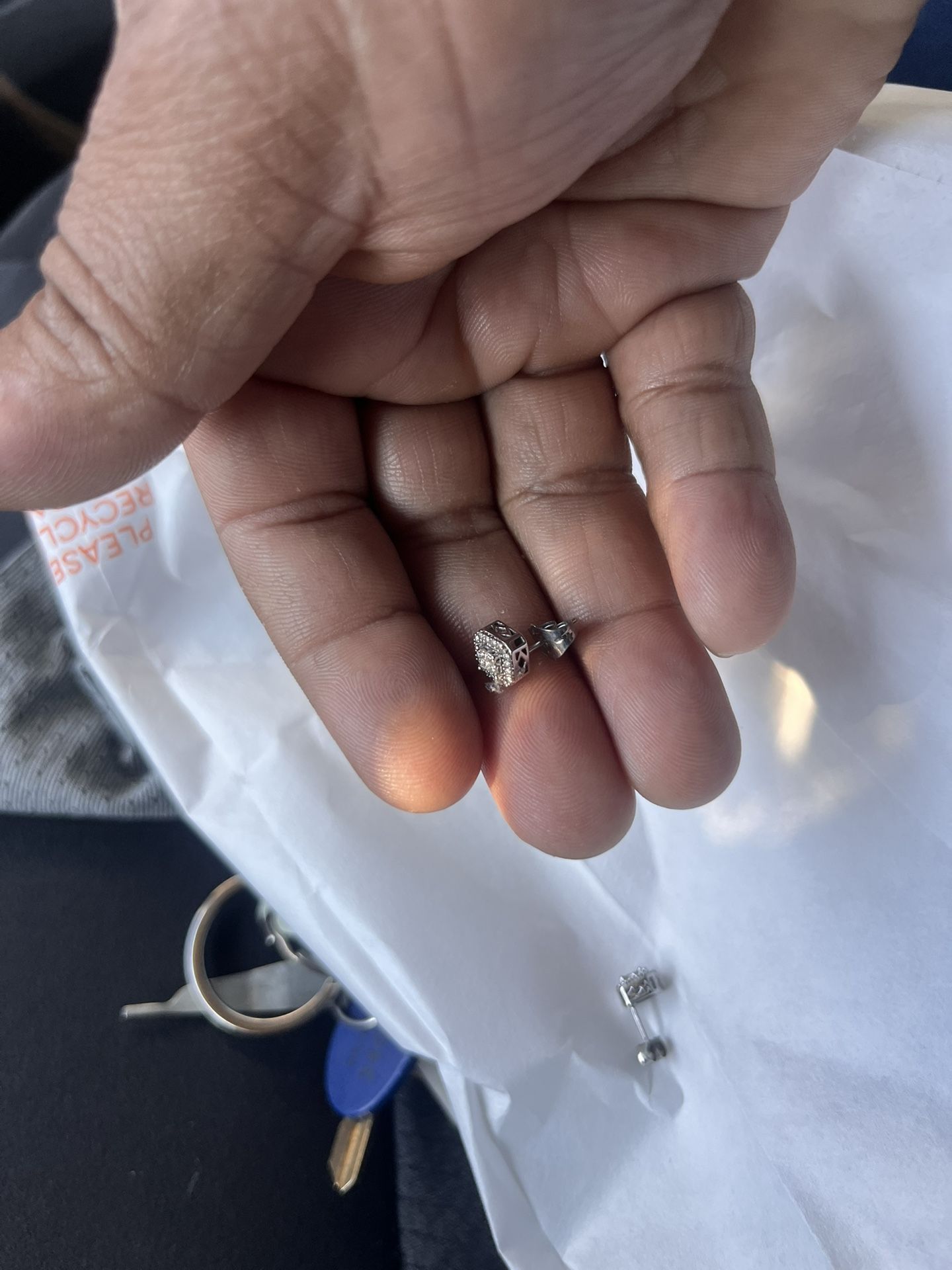 10k Diamond Earrings