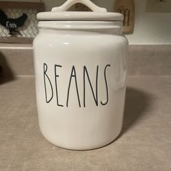 Rae Dunn Beans Canister 