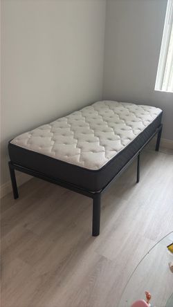 Bed mattress and frame single