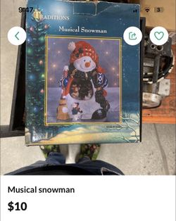 Musical Snowman