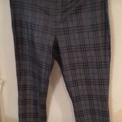 Brand new Checkered Pants ( Purple and Black) by HUE