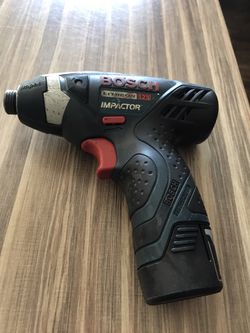 Bosch Litheon 12 v. Impactor drill $20 works but no charger