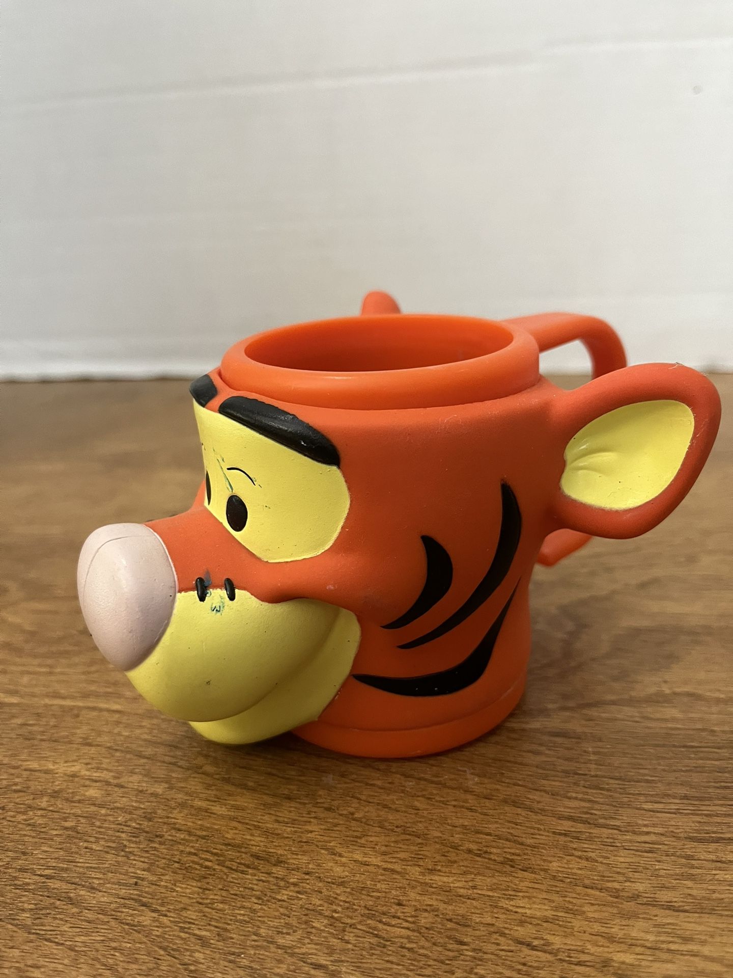 Vintage 1990s Applause Disney Tigger 4" Plastic Collector's Mug
