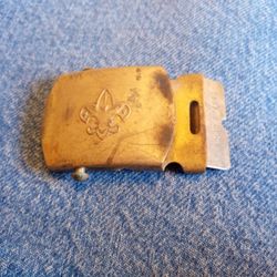 1970 Boy Scout Belt Buckle Solid Brass