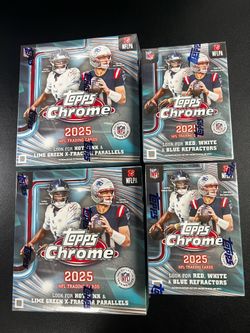 2025 Topps Chrome Football (NFL) Mega Box / Value (Blaster) Box / Sealed Lot