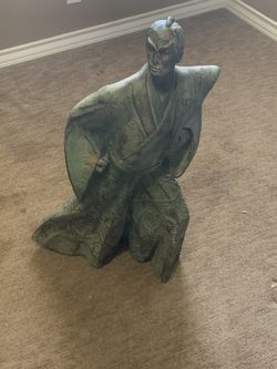 Vintage Samurai statue