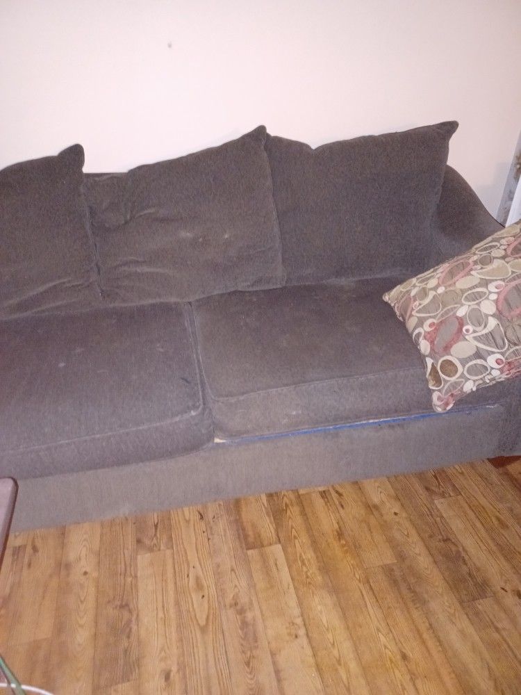 2 Pillow Cushion Couch.