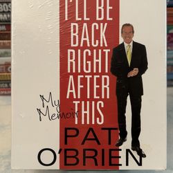 I’ll Be Right Back After This: My Memoir  By Pat O’Brien Audiobook Sealed (AB2)
