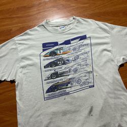 Vintage 90’s Porsche 917 Single Stitch Tshirt  Size XL