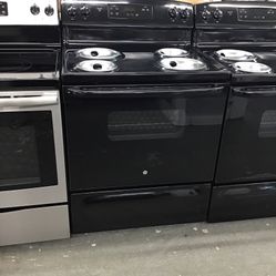 GE Coil Top Range. 1 year Warranty 