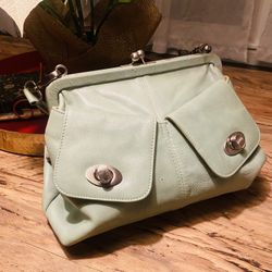 Latico Brand - Mint Green Leather Bag 