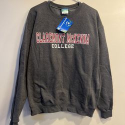 Claremont McKenna College Pullover Fleece Sweatshirt Sz Large