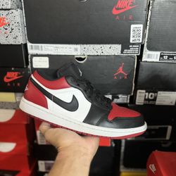 Jordan 1 Low Bred Toe size 8.5 VNDS