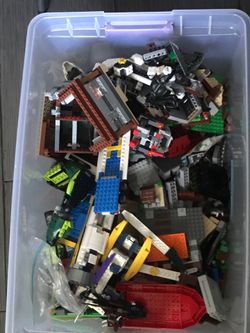 Box of LEGOS