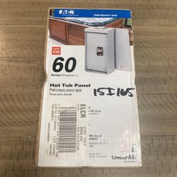 Eaton CH60SPAST, 60A, 2-Pole Box and GFCI Breaker, Type CH