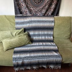 Futon, Cover, Pillows, Mattress Topper