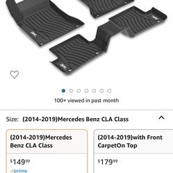 Mercedes Cla250 Floor Mats