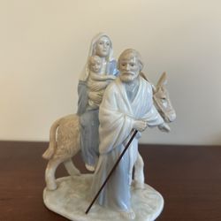 Porcelain Holy Family Figurine