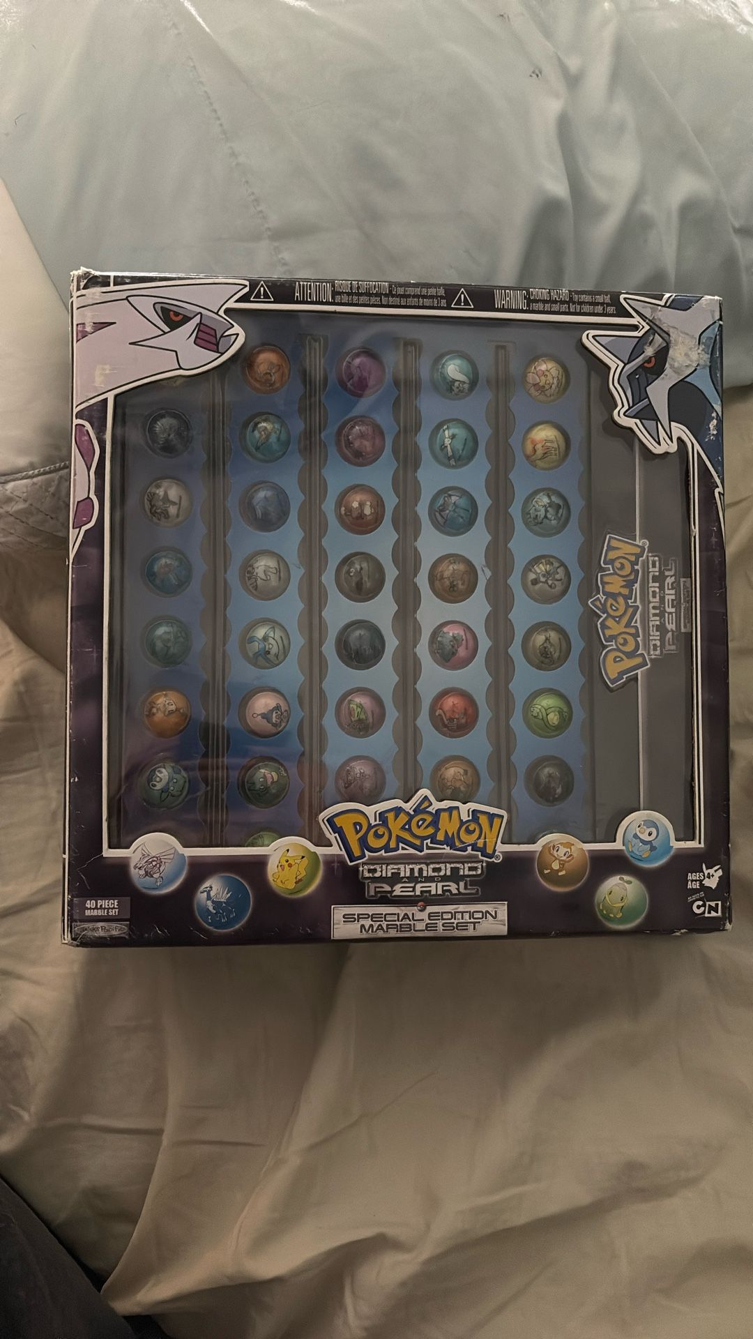 Limited Edition Pokémon Diamond And Pearl Marbles 