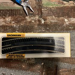VINTAGE Bachmann Ho Scale Brass Simplimatic Plug-In Wiring Track Set NEW IN BOX!