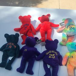 1998 baseball beanie bears